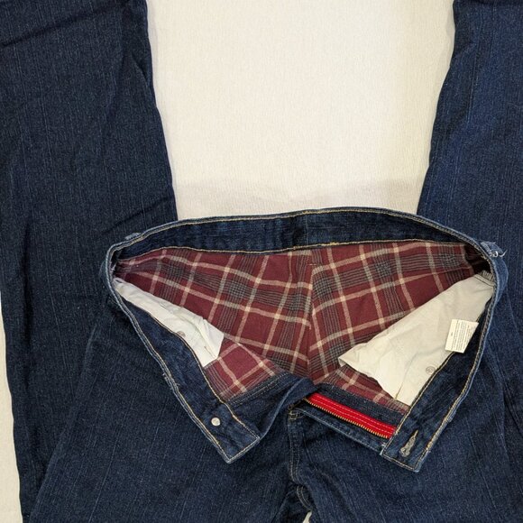 Dickies Women’s Flannel-Lined Straight Leg Jeans – Size 6 Regular - Picture 2 of 6